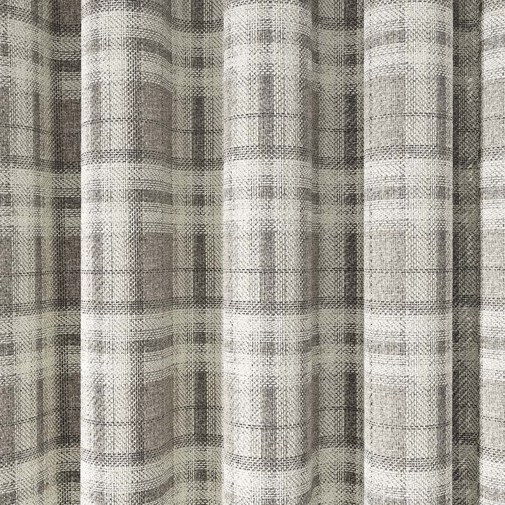 Helena Springfield Harriet Woven Lined Mocha Eyelet Curtains 228 x 228cm Image 3