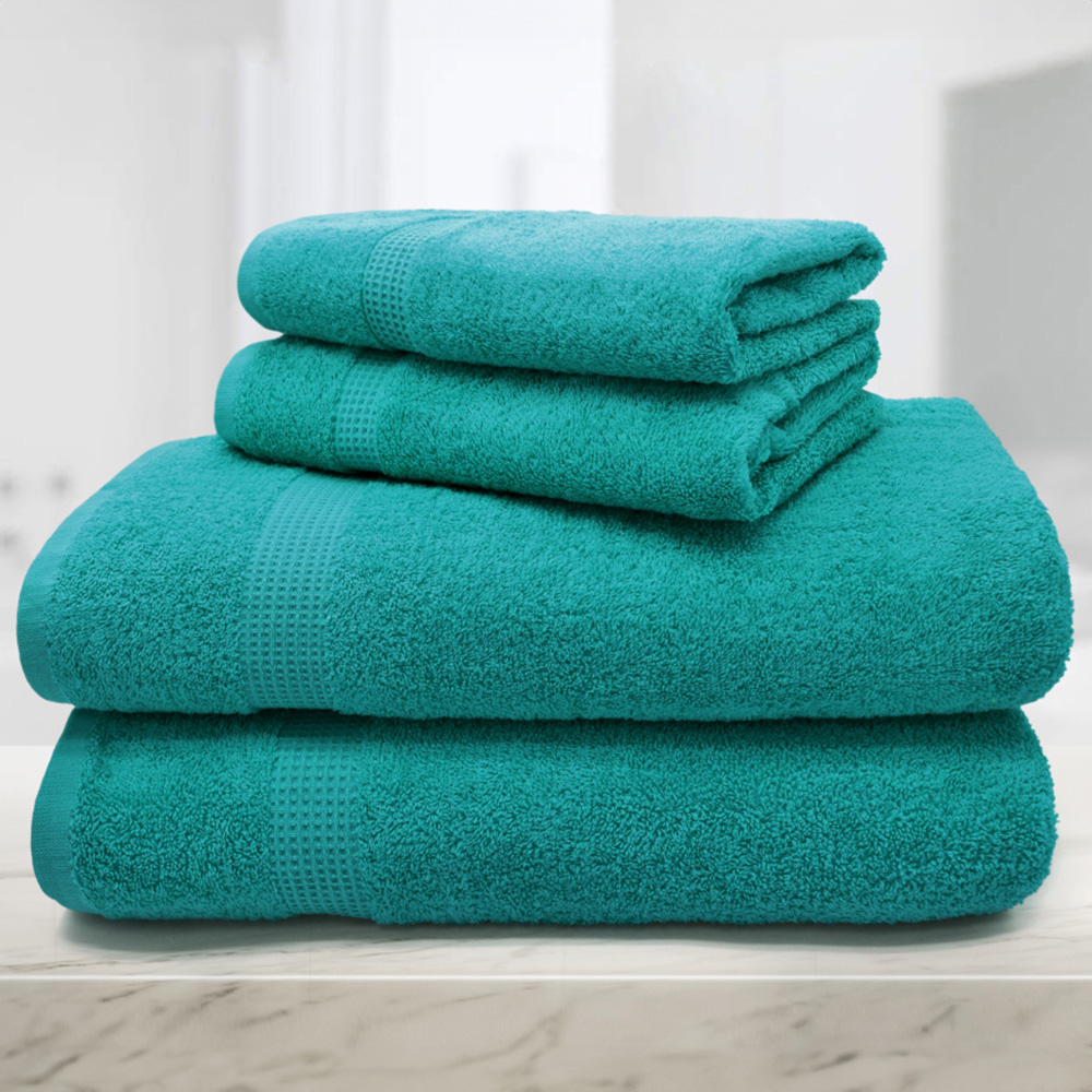 Mayfair Egyptian Cotton Jade Hand Towel Set of 2 Image 3