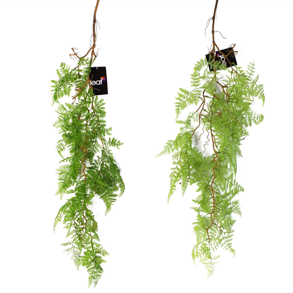 Leaf Artificial Hanging Maidenhair Fern Plant 100cm Image 5