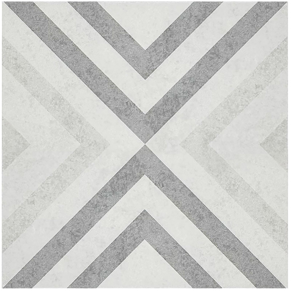 Top Ceramics Matt Light Grey Victorian Porcelain Wall Tile 300 x 300mm Image 3