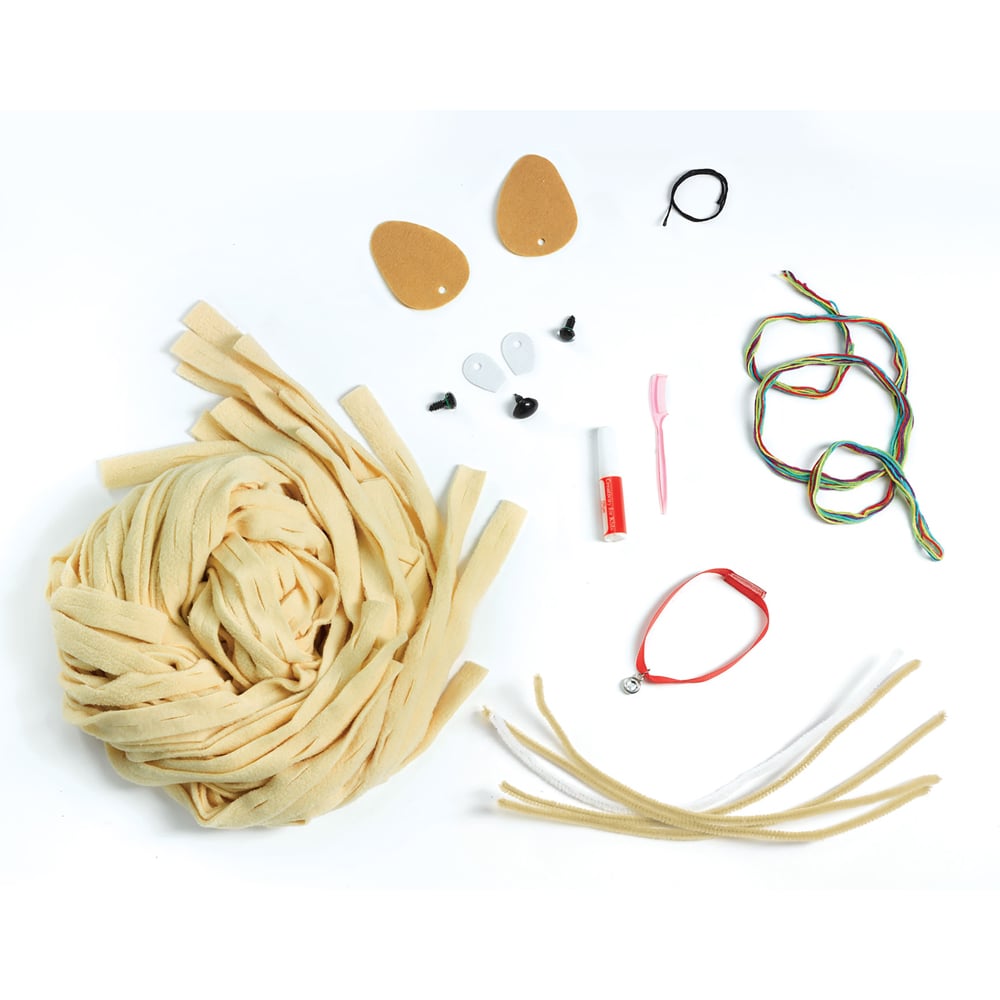 Creativity For Kids Yellow Finger Looping Puppy Craft Kit Image 3
