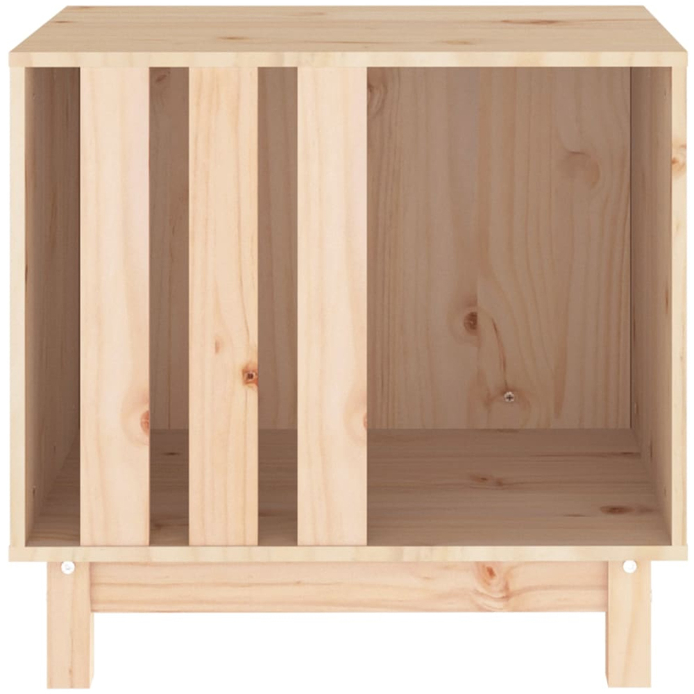 vidaXL Natural Solid Wood Pine Dog House 57 x 60 x 45cm Image 5
