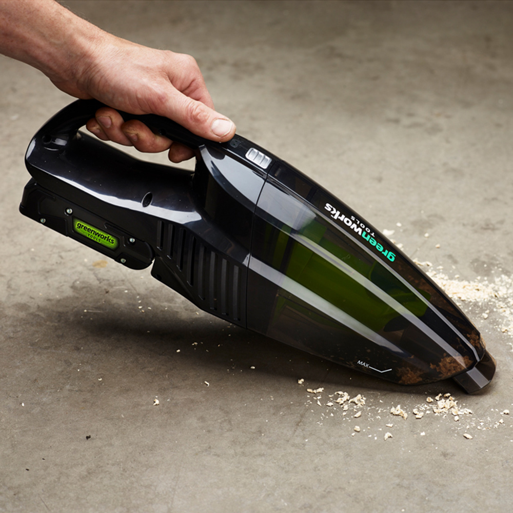 Greenworks GWG24HV Wet and Dry Handheld Cordless Vacuum Cleaner Bare Unit 24V Image 2