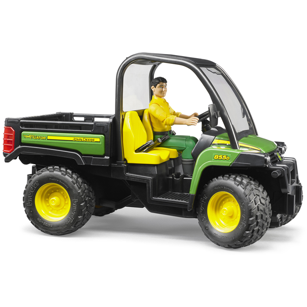 Bruder Kids John Deere Gator XUV 855D with Driver Playset Model Image 2