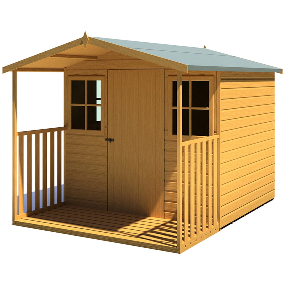Shire Rothesay 7 x 9ft Shiplap Apex Garden Shed Image 2