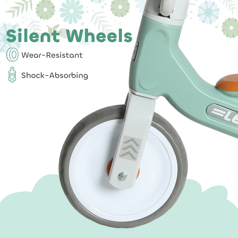 Tommy Toys Green 3 Wheel Baby Balance Bike Image 6