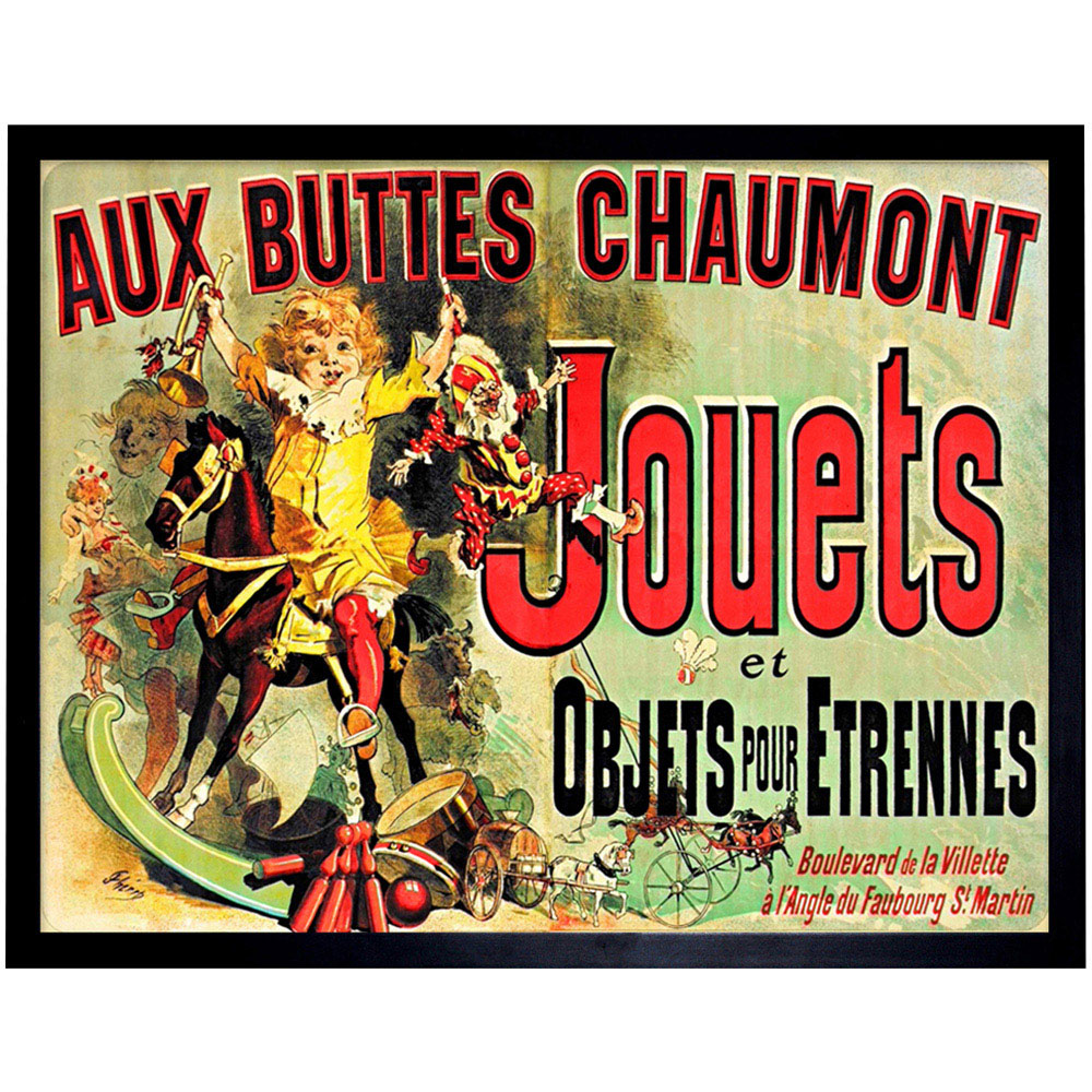 Artery8 Aux Buttes Chaumont Jouets Monica's Apartment Friends Framed Wall Art Print 30 x 41cm Image 1