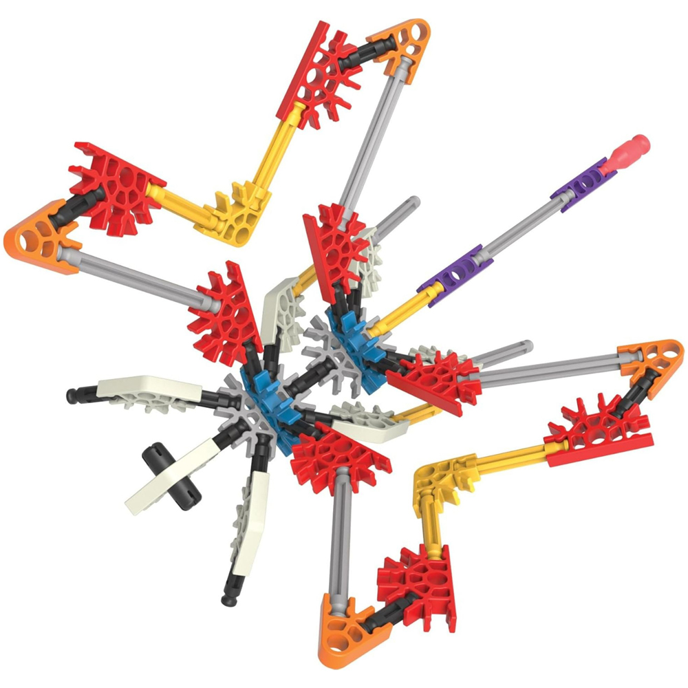 Basic Fun K'NEX Classics Creation Zone 50 Model Building Set with Red Storage Tub 417 Piece Image 5