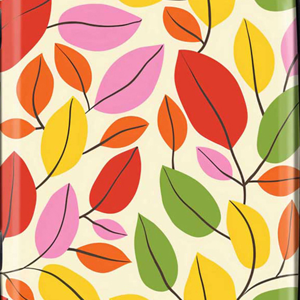 Warren Reed Designer Medium Autumn Leaves Suitcase Image 3