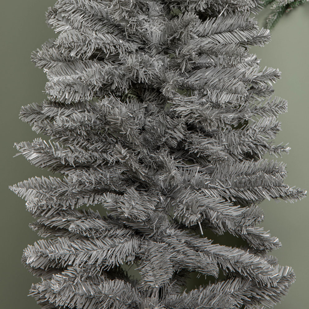 Samuel Alexander Grey Pencil Artificial Christmas Tree 6ft Image 5