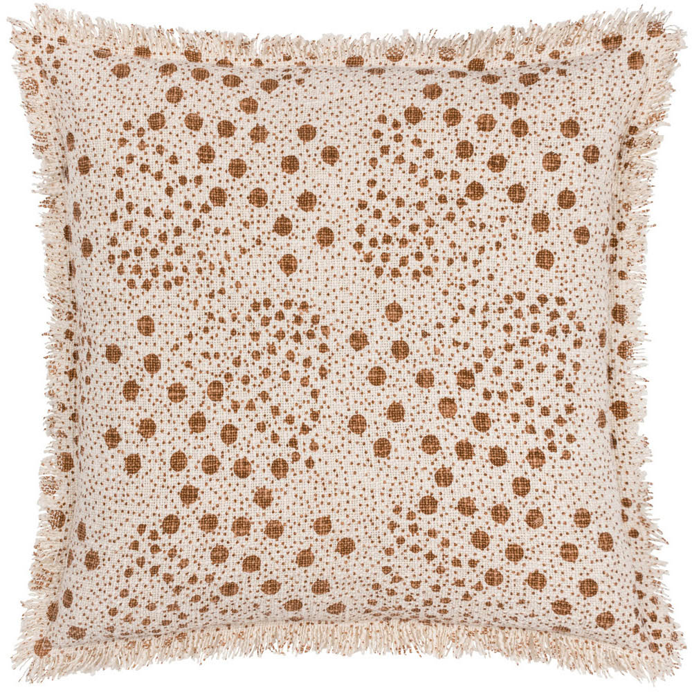 Yard Hara Yolk Woven Fringed Cushion Image 1