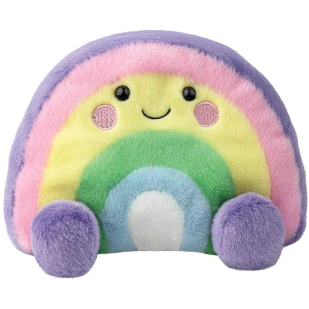 Aurora Palm Pals Vivi Rainbow Medium Soft Toy 20cm Image