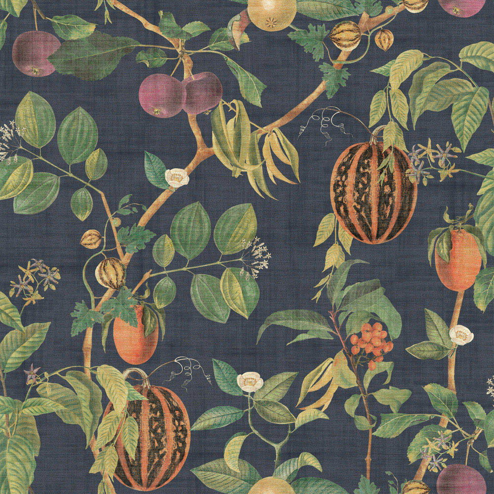 Esselle Home Tropic House Navy Wallpaper Image 1