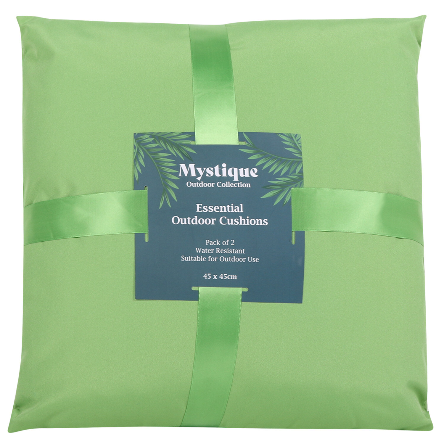Pack of 2 Essential Outdoor Cushions - Green Image