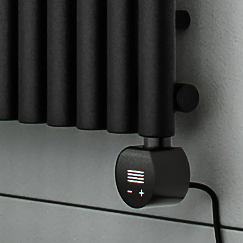 Terma Rolo-Room E Wi-Fi Heban Black Electric Radiator 1000W 1800 x 480mm Image 7