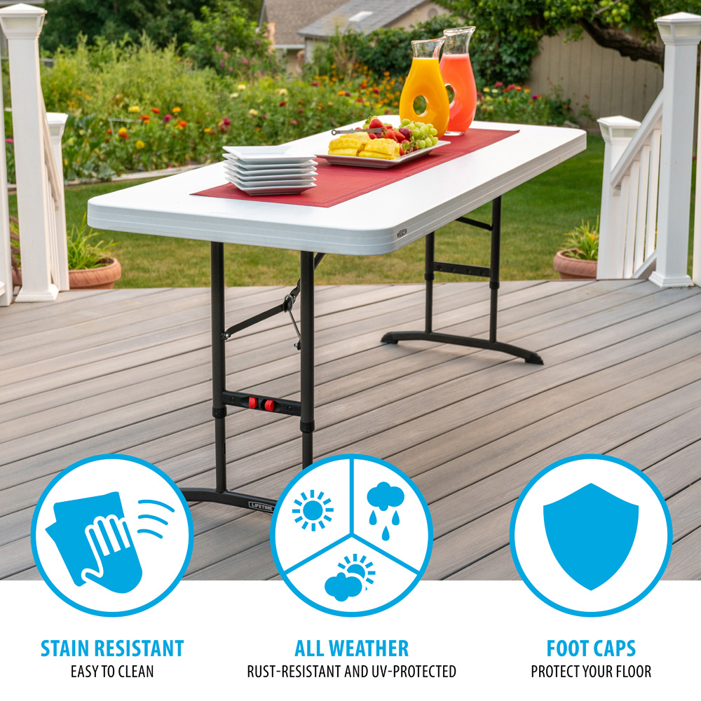 Lifetime Products Height Adjustable Commercial Table Image 7