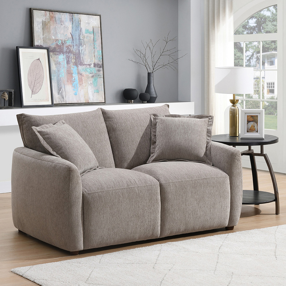 Bedford 2 Seater Stone Sofa Image 4