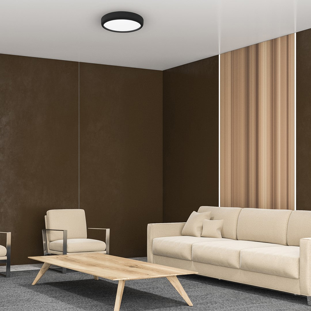 Milagro Gea Black LED Ceiling Lamp 230V Image 5