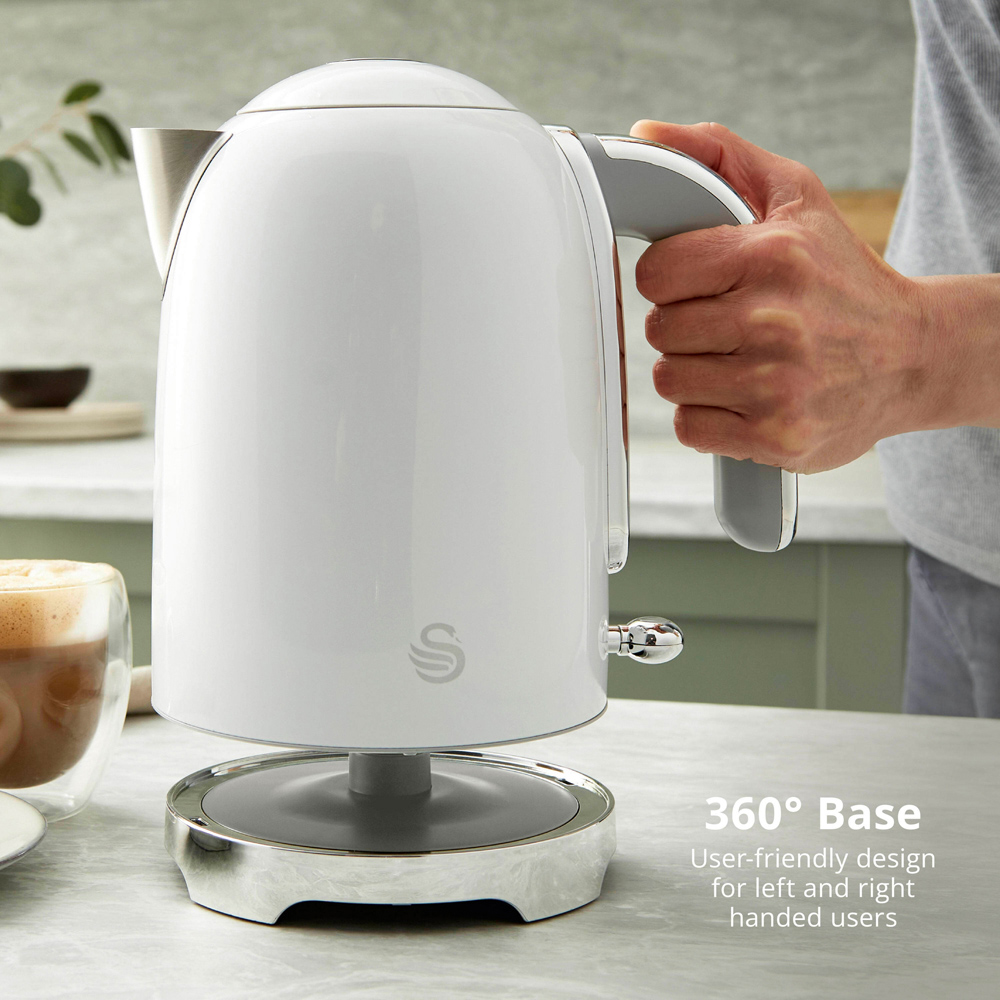 Swan Solace White Rapid Boil 1.7L Jug Kettle Image 7