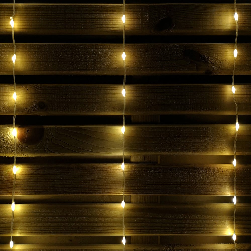 Samuel Alexander 327 Warm White LED Christmas Curtain Light 1.2m Image 2