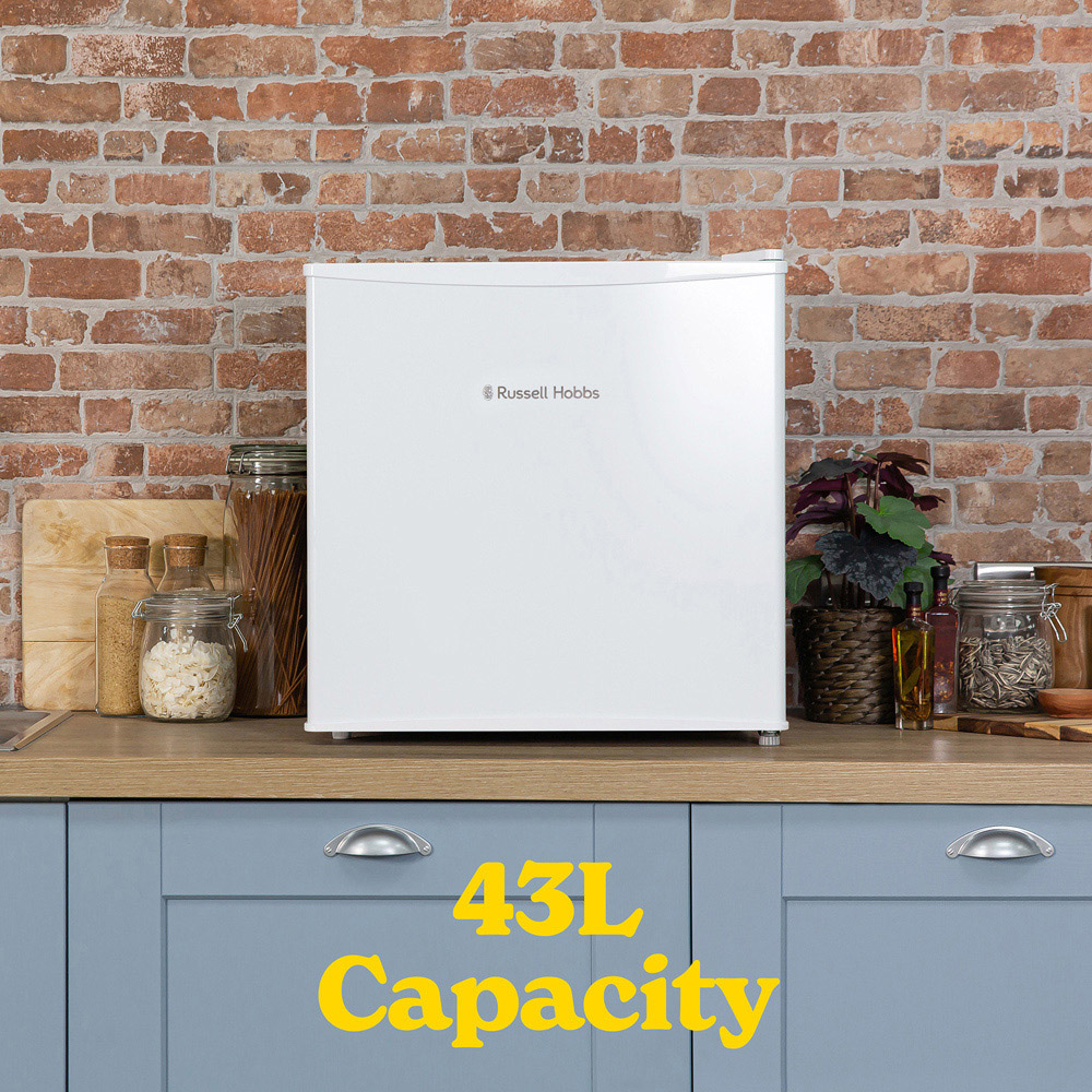 Russell Hobbs RHTTF0E1W White 43L Table Top Fridge Image 5