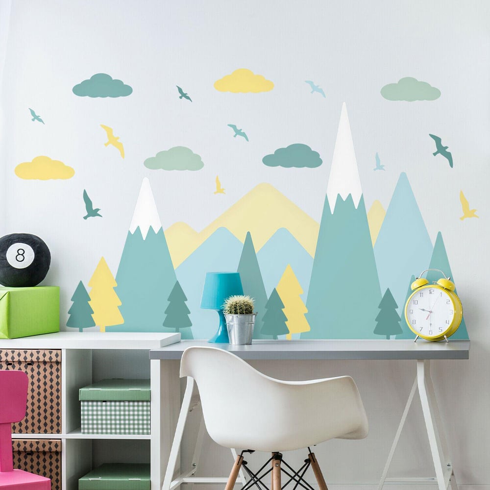 Walplus Kids Green Scandinavian Wall Stickers Image 3