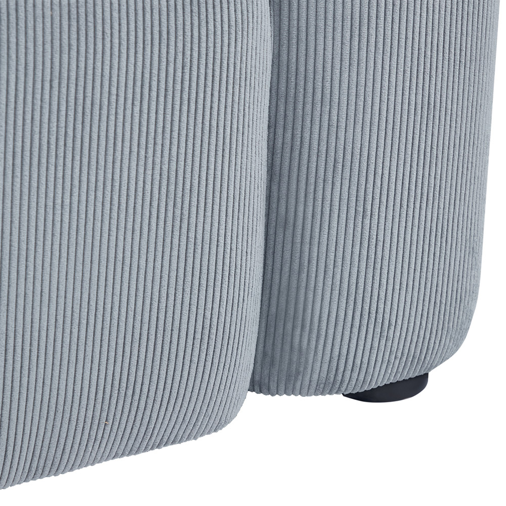 Furniture One 2 Seater Spring Cushion Corduroy Sofa Image 6