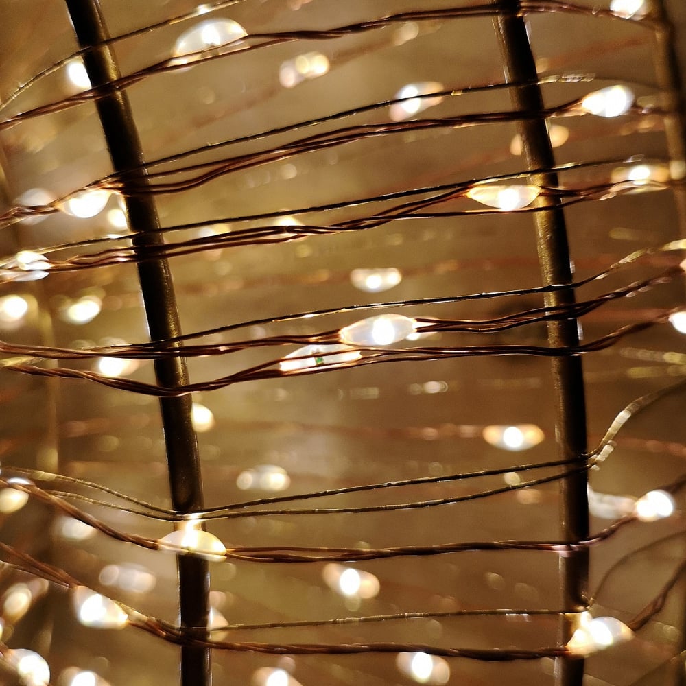 Samuel Alexander 600 Warm White LED Rose Gold Wreath 45cm Image 3