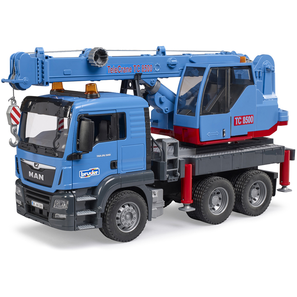 Bruder Kids MAN TGS Crane Truck Playset Model Image 7
