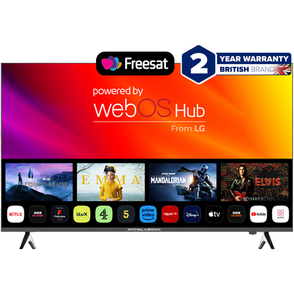 Mitchell & Brown 43 inch 4K Ultra HD Smart TV with WebOS Image 3