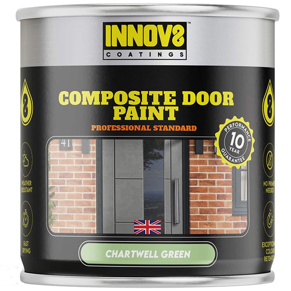 Innov8 Coatings Composite Door Paint 750ml Chartwell Green Image 2