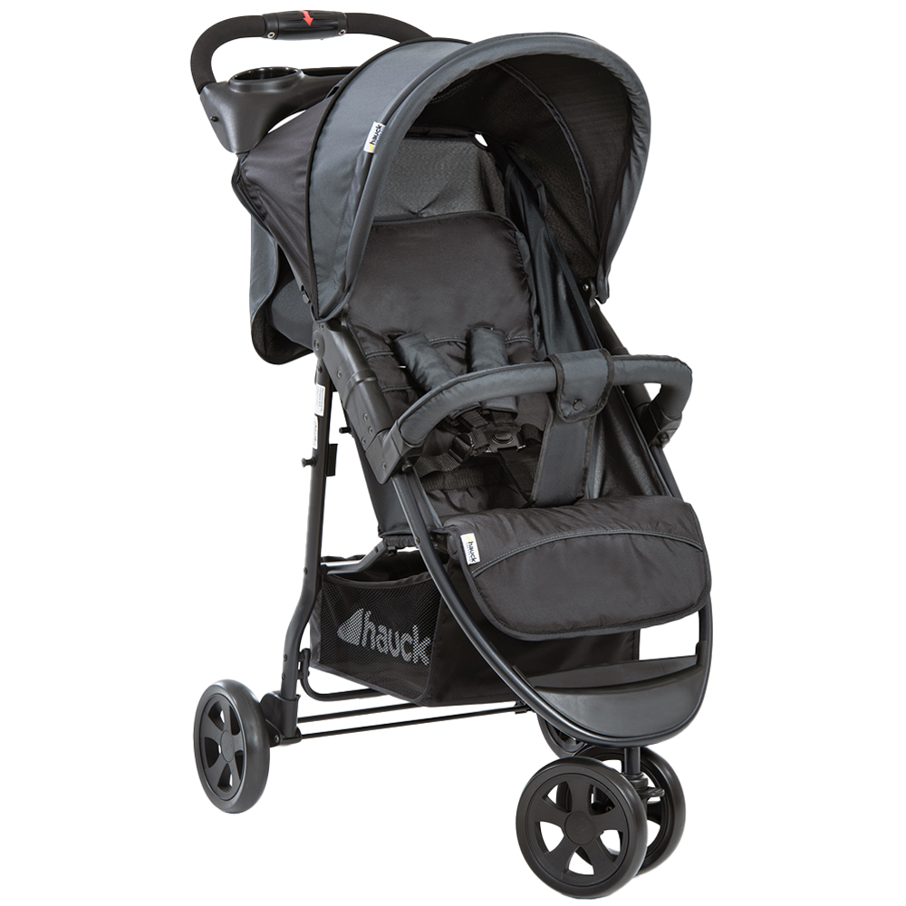 hauck Citi Neo II Caviar and Stone Baby Pushchair Stroller Image 1