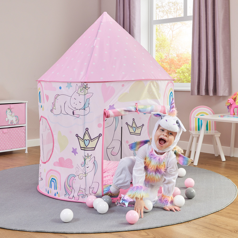 Liberty House Toys Kids Unicorn Play Tent and Play Mat Set Image 4