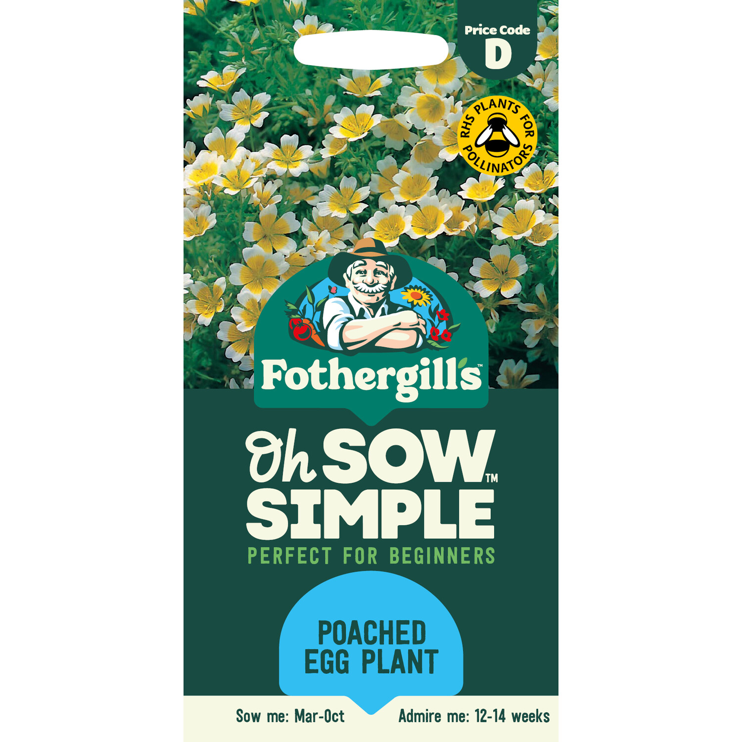 Poached Egg Plant Flower Seeds Image 1