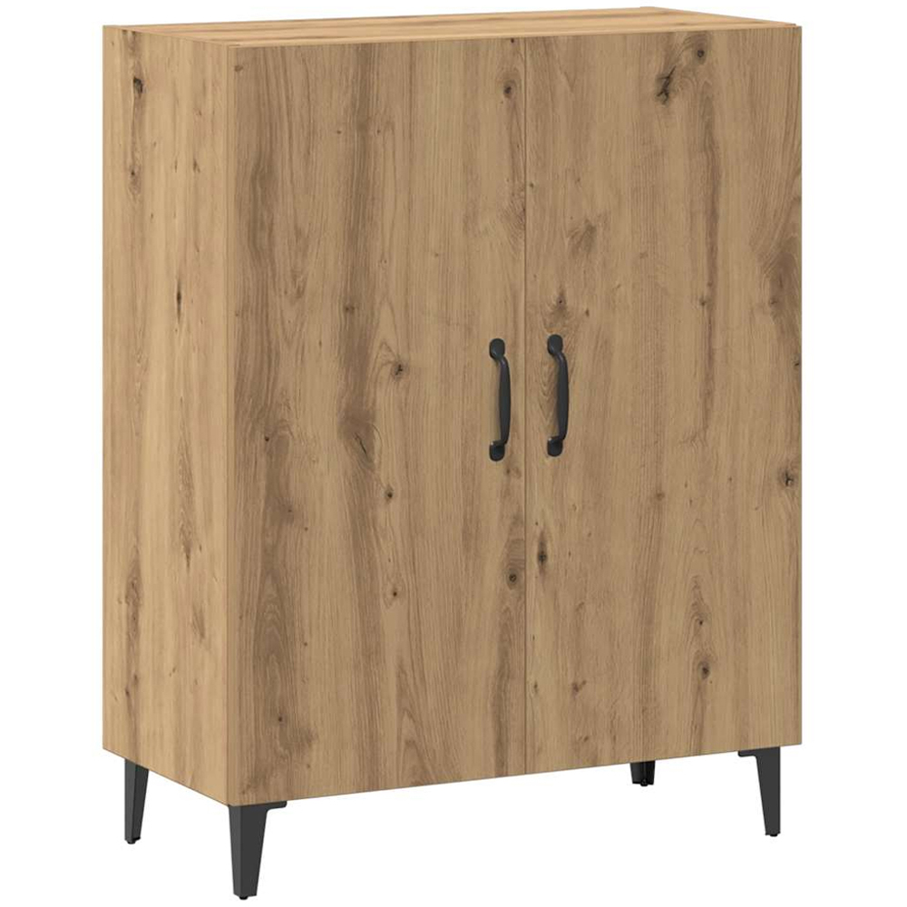 vidaXL 2 Door Artisan Oak Sideboard Image 2