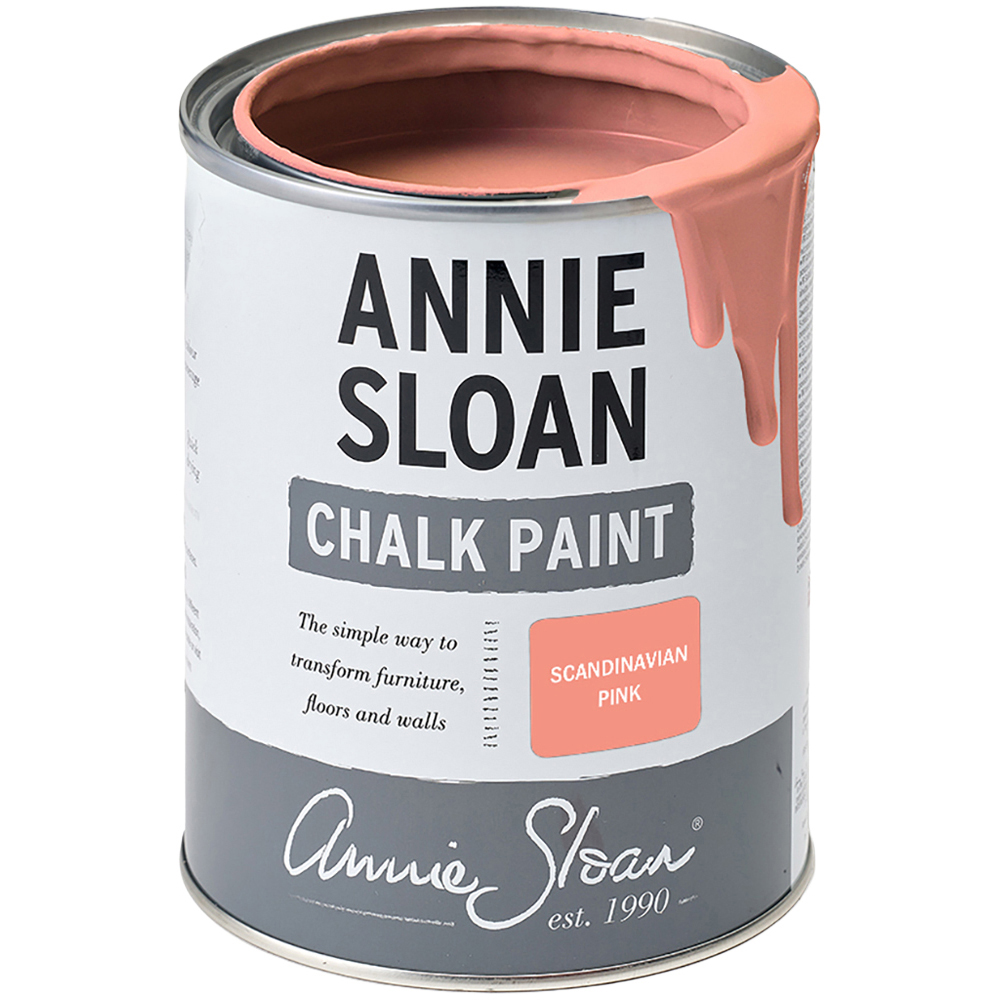 Annie Sloan Scandinavian Pink Matt Chalk Paint 1L Image 2