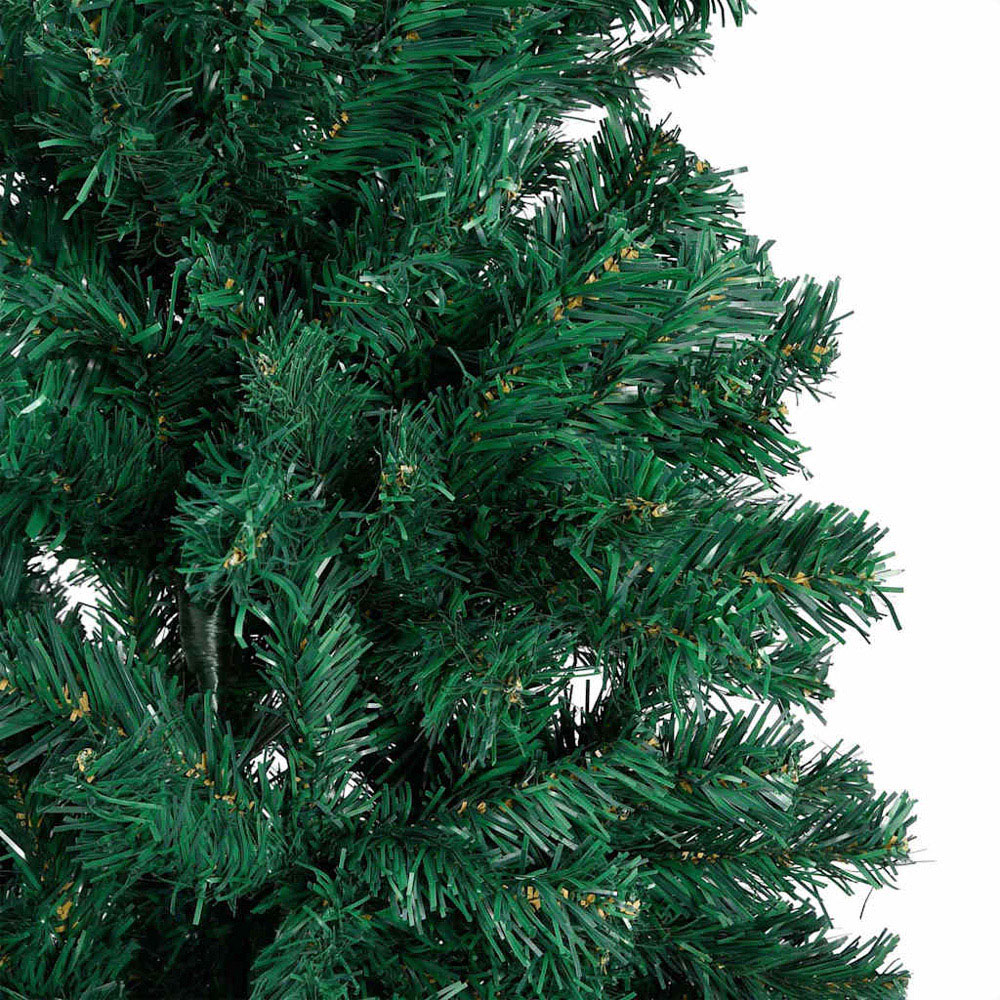 vidaXL Green Artificial Christmas Tree with LEDs Rose Gold Decoration Ornaments 5ft Image 4