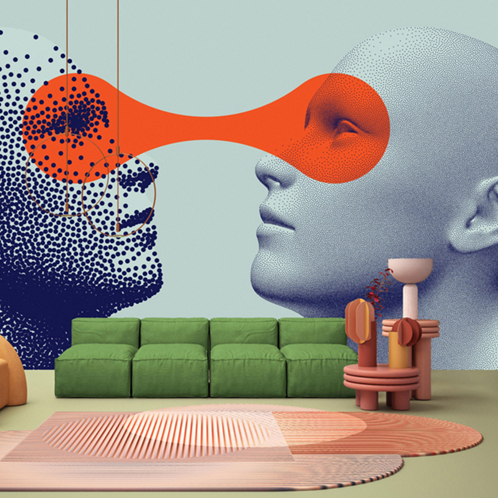 A.S Creation Think Tank Digital Mural Image 1