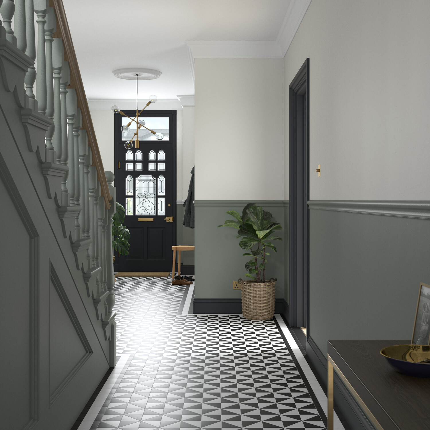 Dulux Heritage Walls and Ceilings Waxed Khaki Velvet Matt Emulsion Paint Tester Image 9