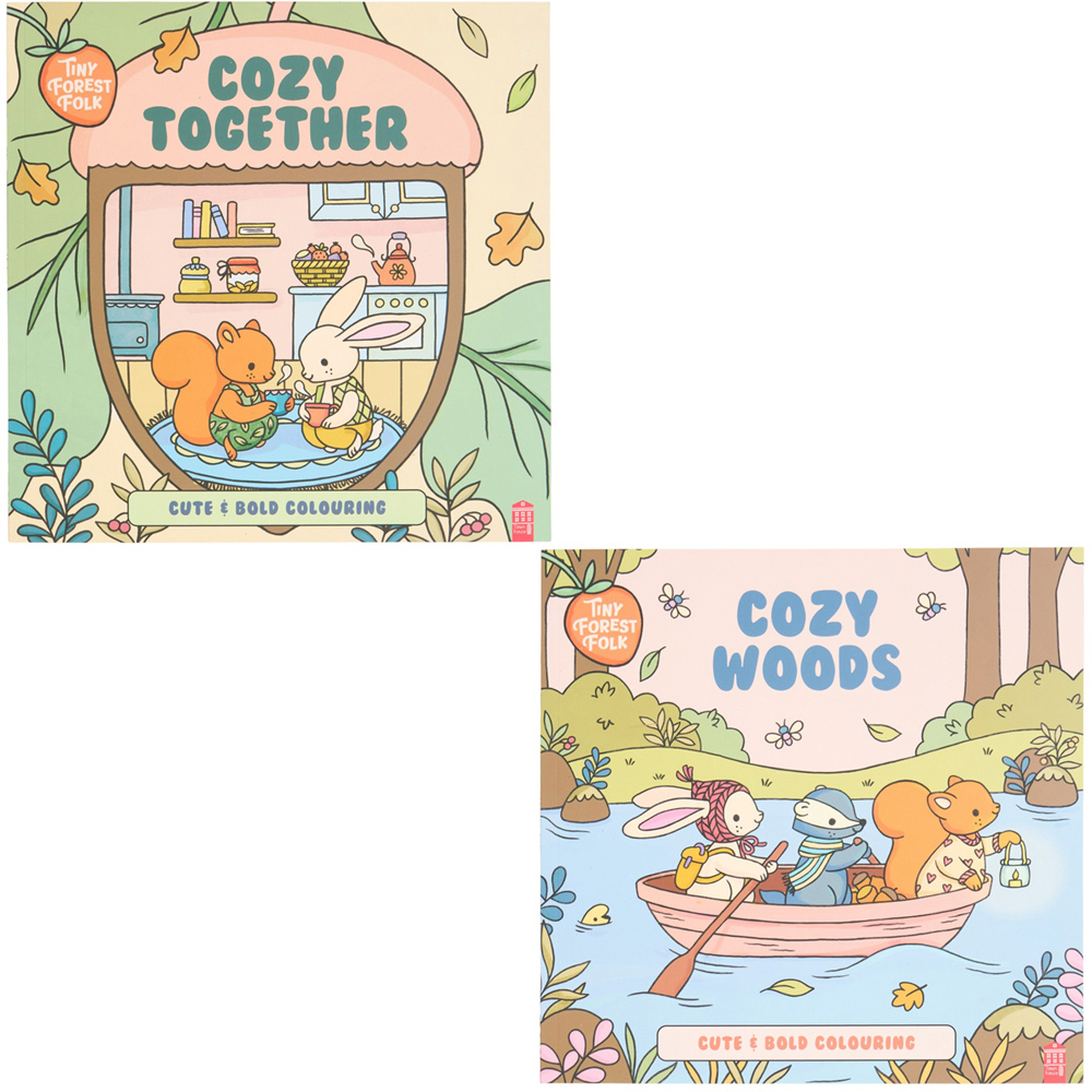 Tiny Forest Folk Cozy Colouring Book Image 7