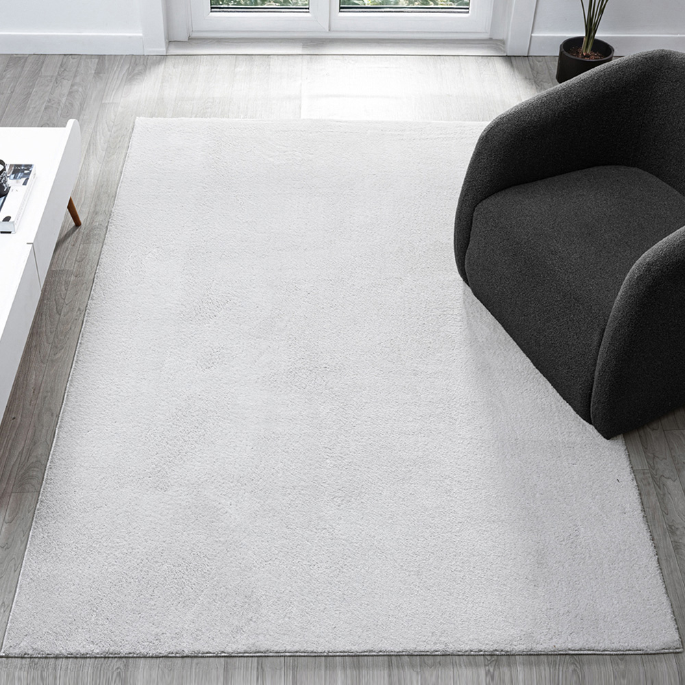Desire Rugs Comfy Silver Anti Slip Felt Backing Rug 160 x 220cm Image 2