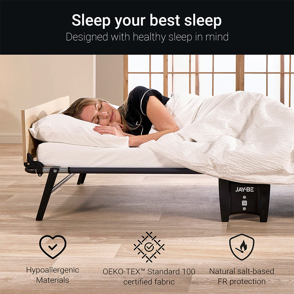 Jay-Be QM80 Single Quick Folding Bed with e-Fibre Memory Mattress Image 4