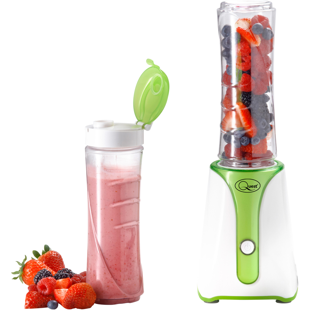 Quest Nutri-Q Green and White 600ml Personal Blender Image 2