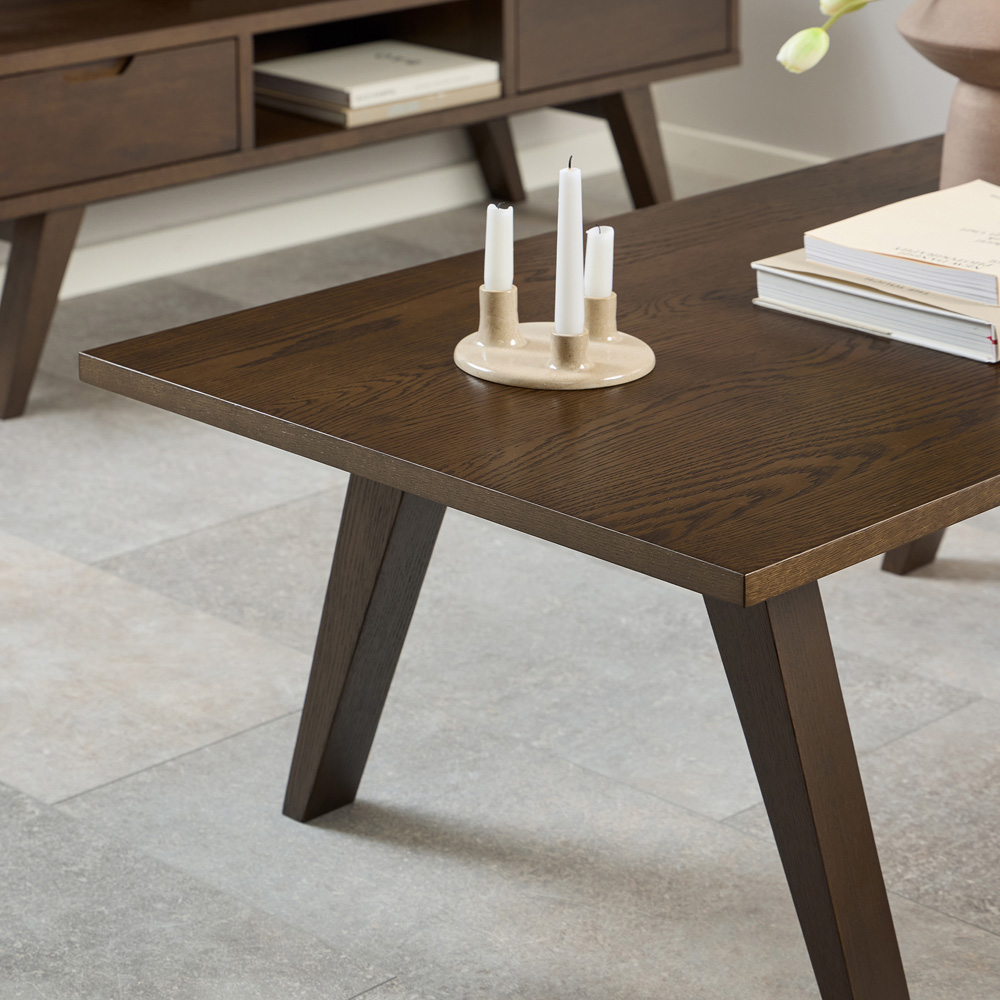 Florence A Line Smoked Oak Coffee Table Image 8