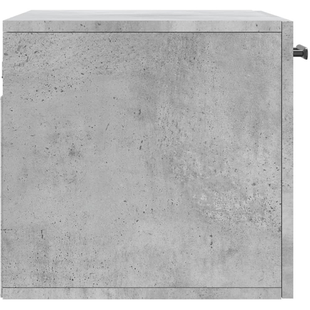 vidaXL 2 Door Concrete Grey Wall Cabinet Image 7