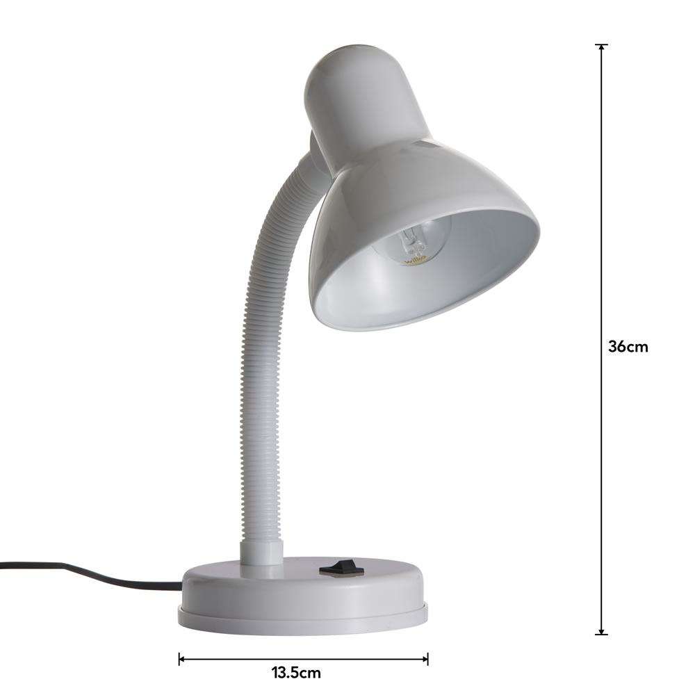 Wilko White Desk Lamp Image 4