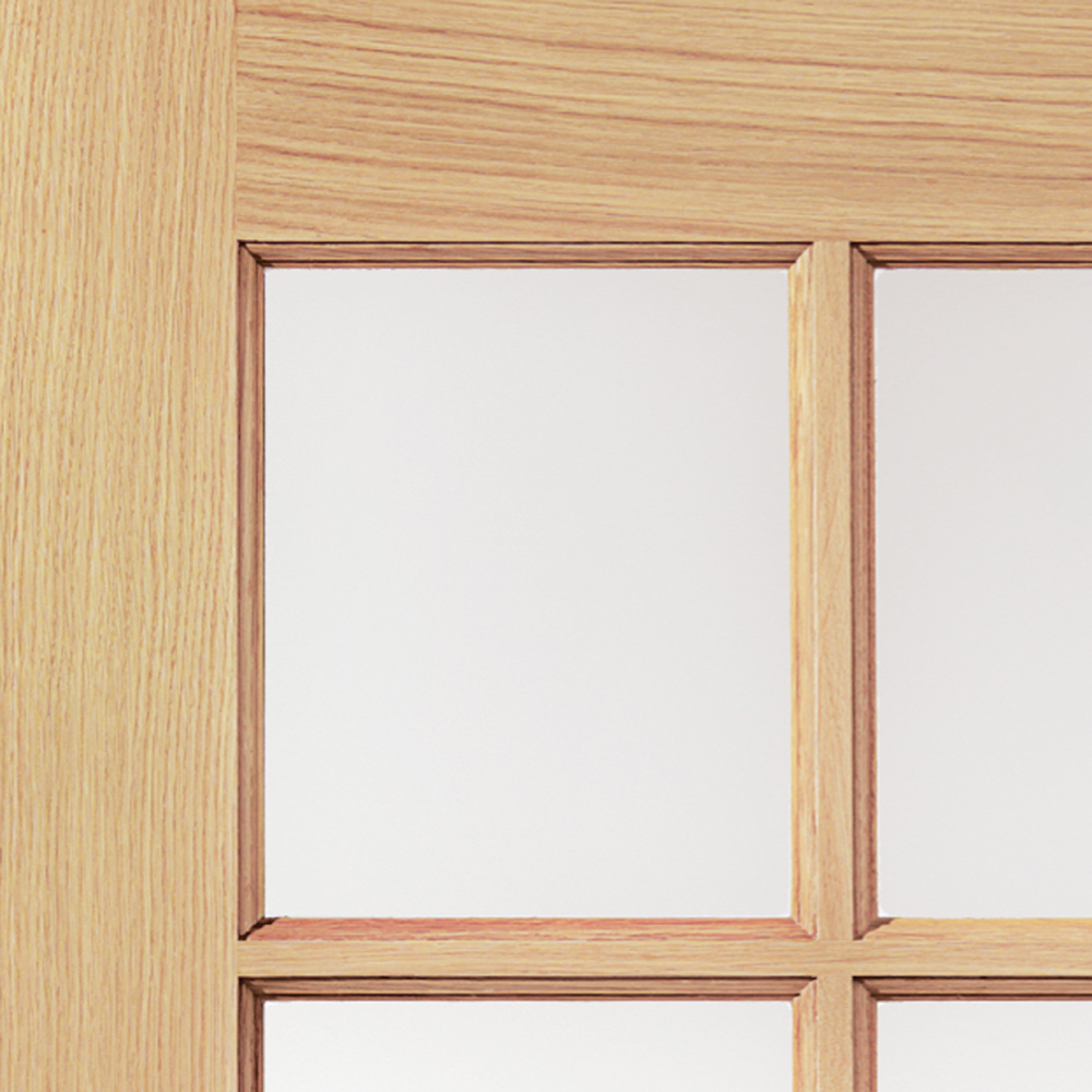 JB Kind Thames Cottage Oak 6 Glazed Internal Door 2040 x 726mm Image 3