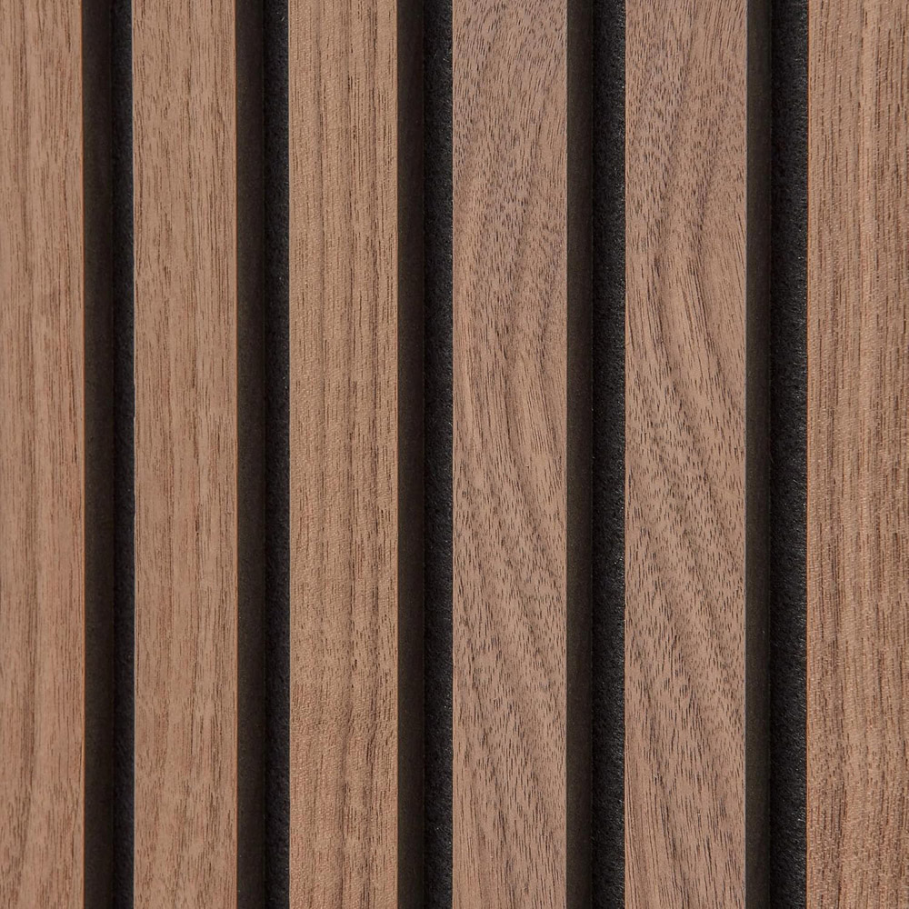 Home Treats Walnut Wooden 3D Acoustic Wall Panel 60 x 200cm Image 3