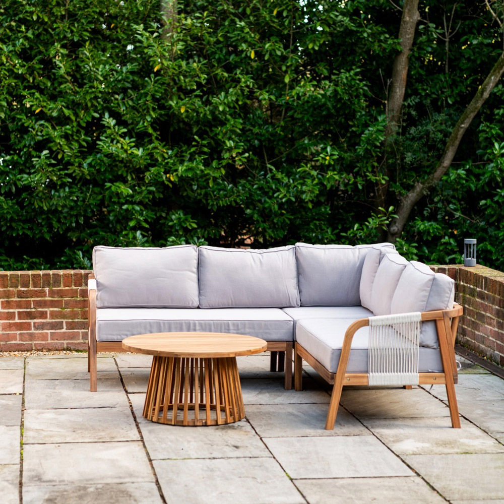 Thompson & Morgan Acacia Eleni 5 Seater Corner Sofa Set Image 4