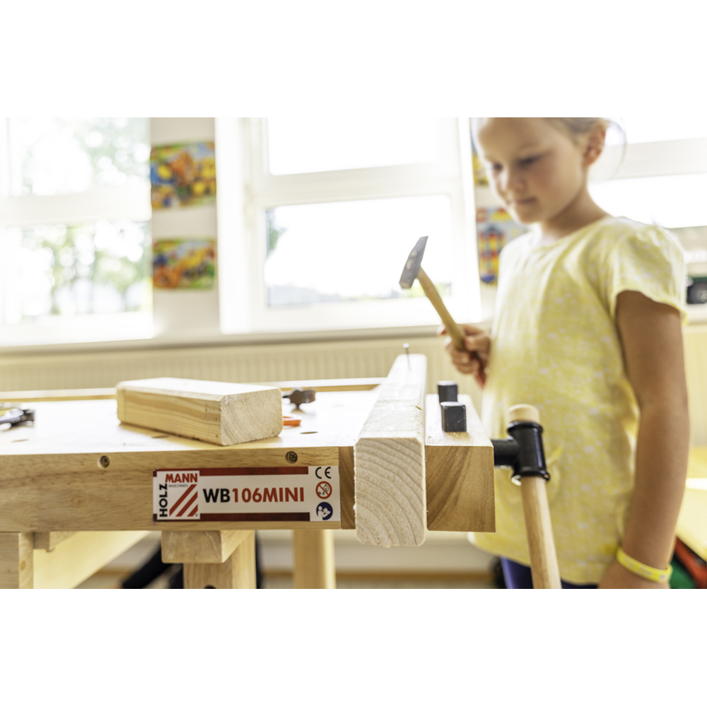 Holzmann WB80MICRO Single Drawer Single Shelf Hardwood Workbench 106 x 61cm Image 2